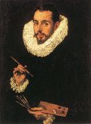 El Greco Portrait of the Artist's Son,jorge Manuel Greco oil